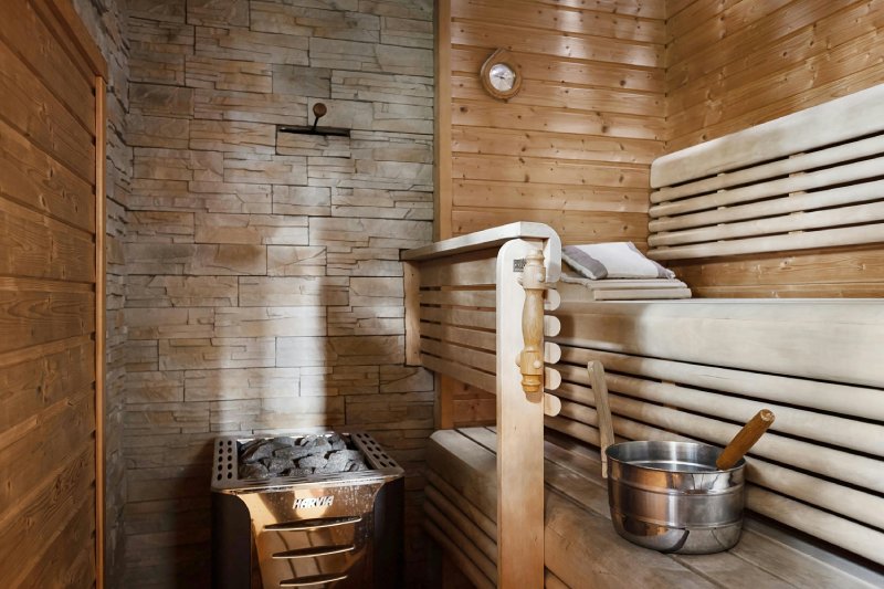 Moderni merellinen sauna Helsingissä